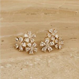 Untamed Petals Daisy Crystal Studs